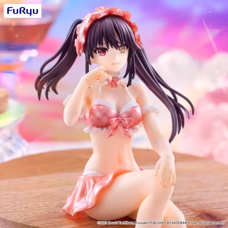 Date A Live V Kurumi Tokisaki (Swimsuit Pastel Red Color Ver.) Noodle Stopper Figure