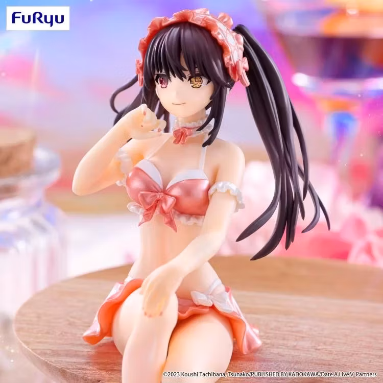 Date A Live V Kurumi Tokisaki (Swimsuit Pastel Red Color Ver.) Noodle Stopper Figure