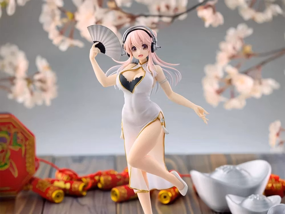 Nitroplus Trio-Try-iT Super Sonico (White China Dress Ver.) Figure