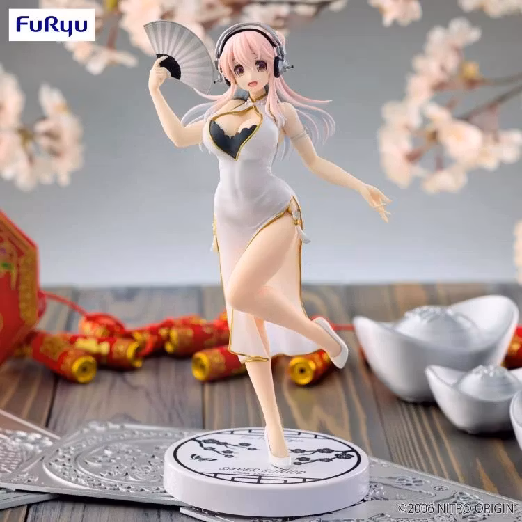 Nitroplus Trio-Try-iT Super Sonico (White China Dress Ver.) Figure