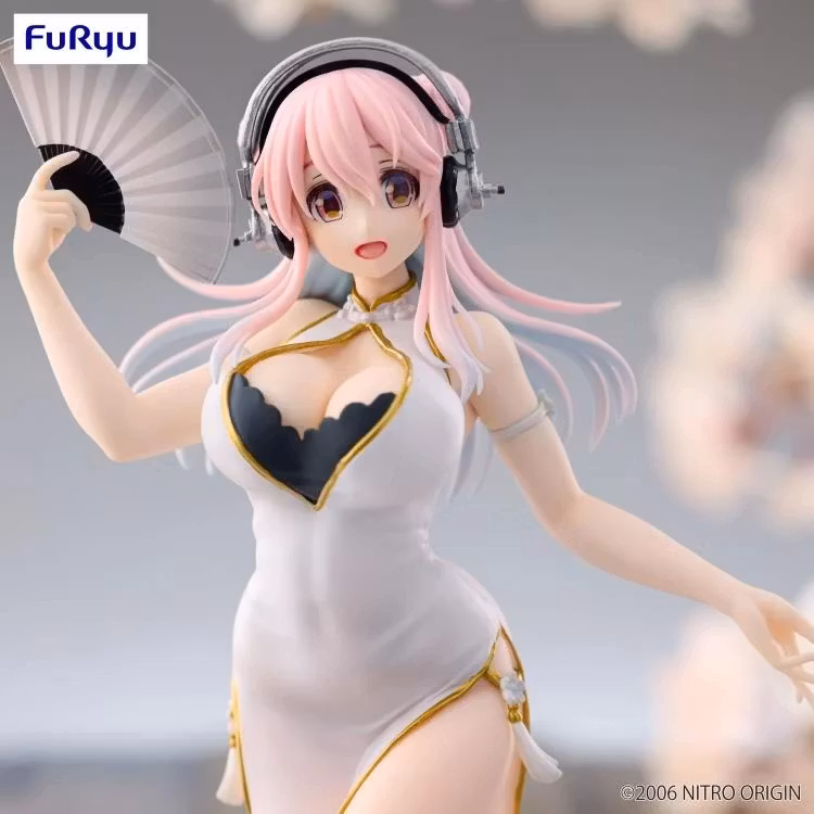 Nitroplus Trio-Try-iT Super Sonico (White China Dress Ver.) Figure