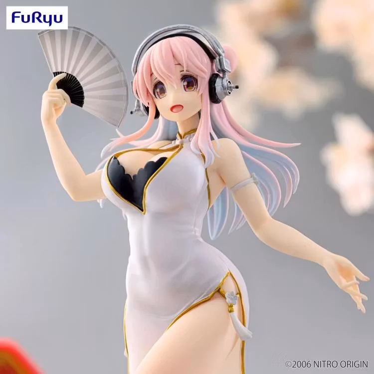 Nitroplus Trio-Try-iT Super Sonico (White China Dress Ver.) Figure