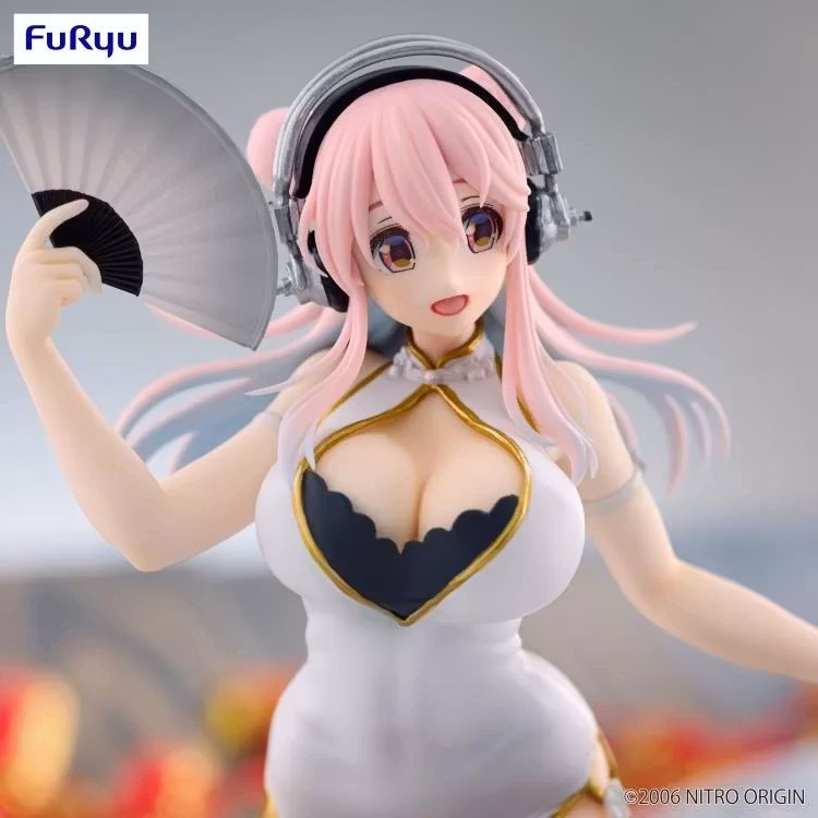 Nitroplus Trio-Try-iT Super Sonico (White China Dress Ver.) Figure