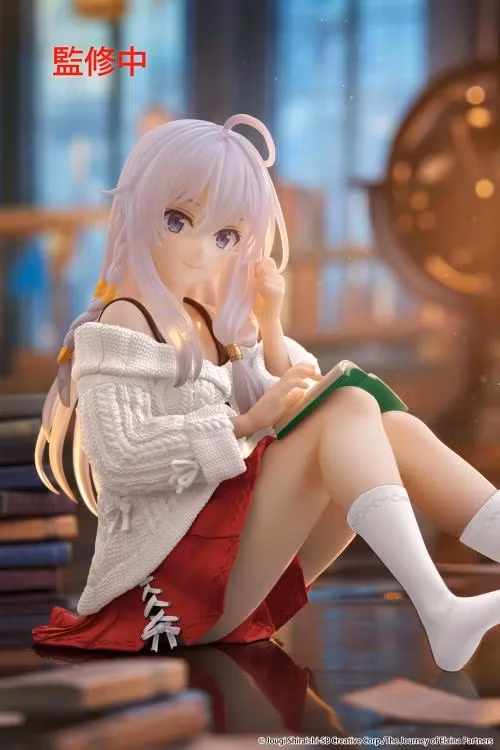 Wandering Witch: The Journey of Elaina Desktop Cute Elaina (Casual Clothes Ver.) Figure (Renewal Edition)