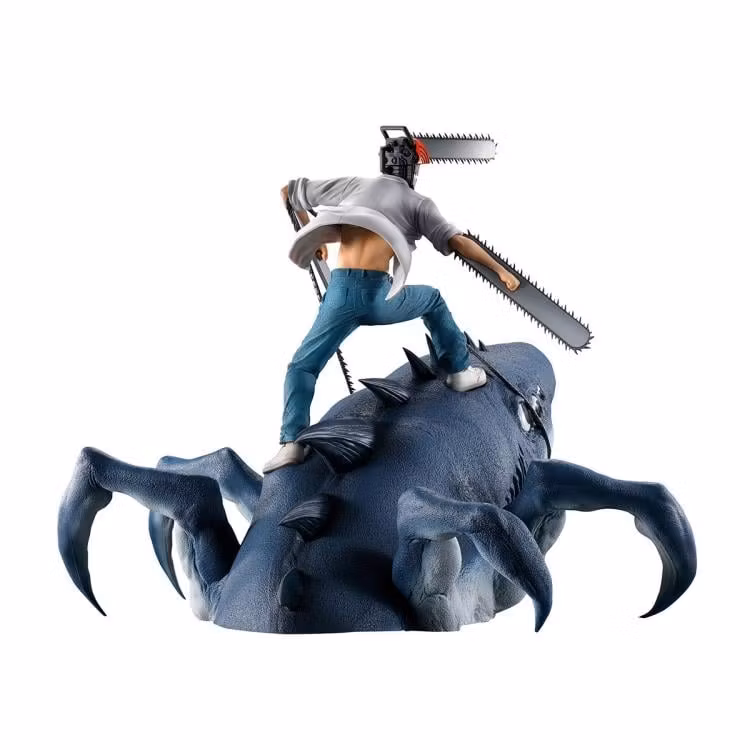 Chainsaw Man Ichibansho Mega Impact Chainsaw Man & Beam Figure