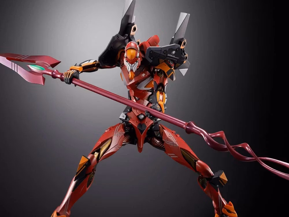 Rebuild of Evangelion Metal Build Evangelion Production Model 02 (30th with the Spear of Cassius) Action Figure