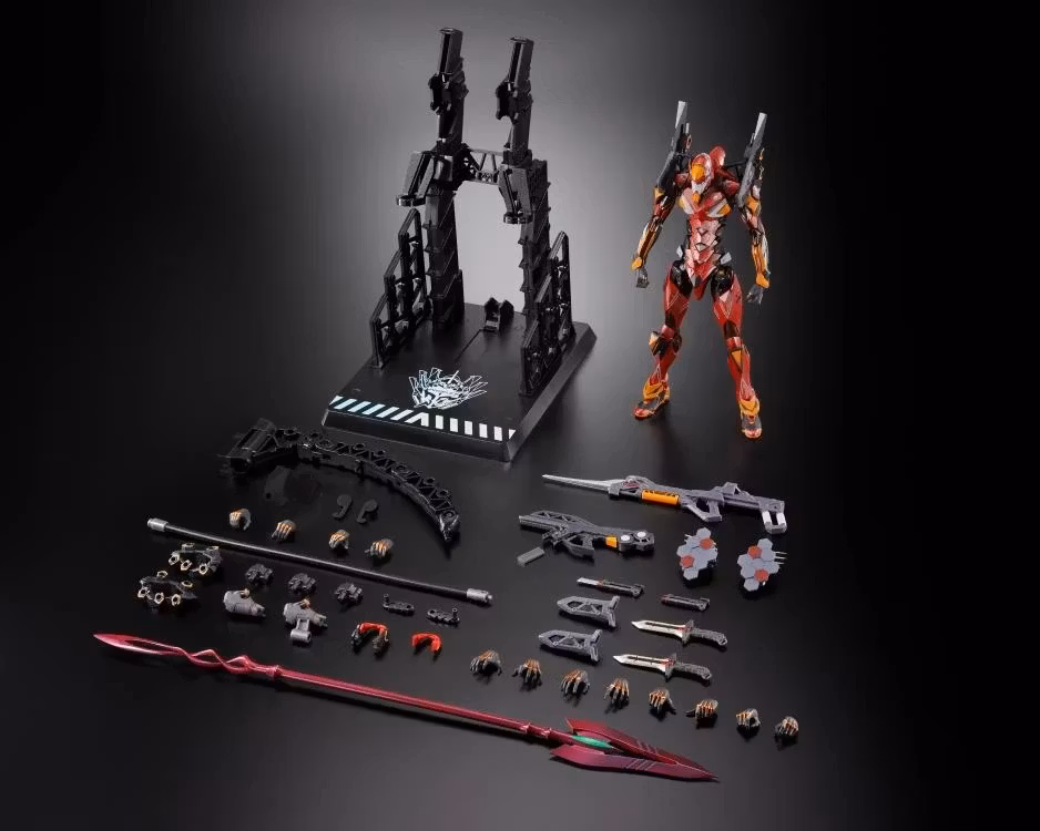Rebuild of Evangelion Metal Build Evangelion Production Model 02 (30th with the Spear of Cassius) Action Figure