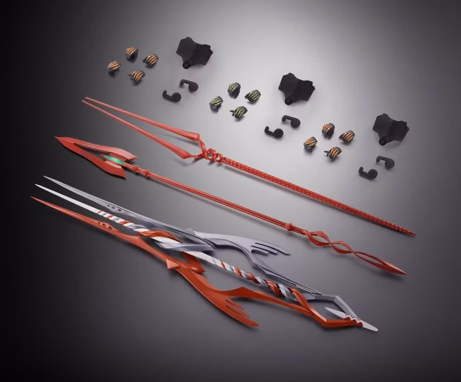 Rebuild of Evangelion Metal Build 3 Spears (30th with the Spear Another Color) Set