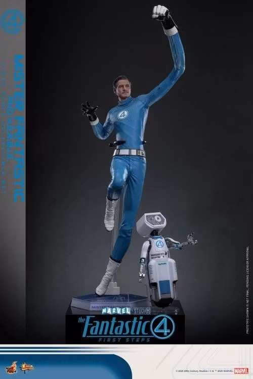 The Fantastic Four: First Steps MMS Mister Fantastic and H.E.R.B.I.E. 1/6th Scale Collectible Figure Set