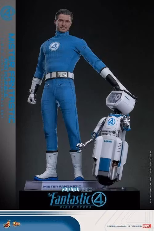 The Fantastic Four: First Steps MMS Mister Fantastic and H.E.R.B.I.E. 1/6th Scale Collectible Figure Set