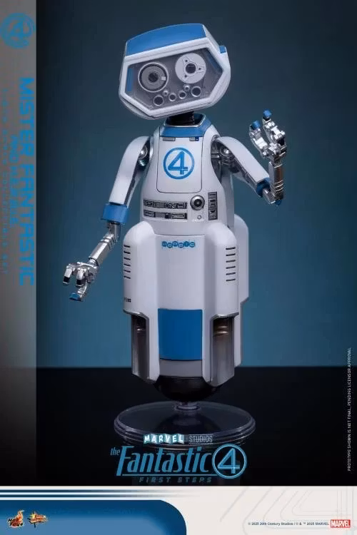 The Fantastic Four: First Steps MMS Mister Fantastic and H.E.R.B.I.E. 1/6th Scale Collectible Figure Set