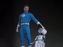 The Fantastic Four: First Steps MMS Mister Fantastic and H.E.R.B.I.E. 1/6th Scale Collectible Figure Set