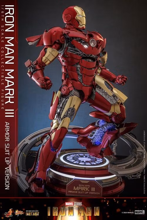 Marvel MMS825 Iron Man Mark III (Armor Suit Up Ver.) 1/6th Scale Collectible Figure