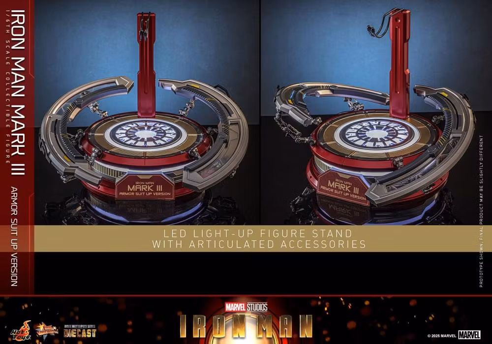 Marvel MMS825 Iron Man Mark III (Armor Suit Up Ver.) 1/6th Scale Collectible Figure