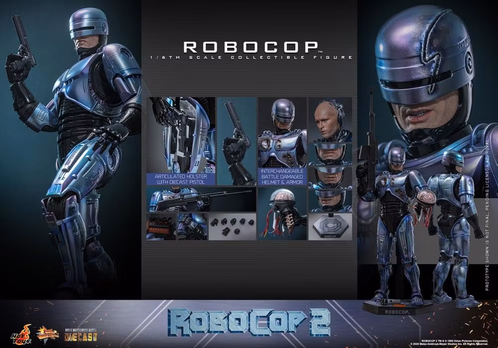 RoboCop 2 MMS RoboCop 1/6th Scale Collectible Figure