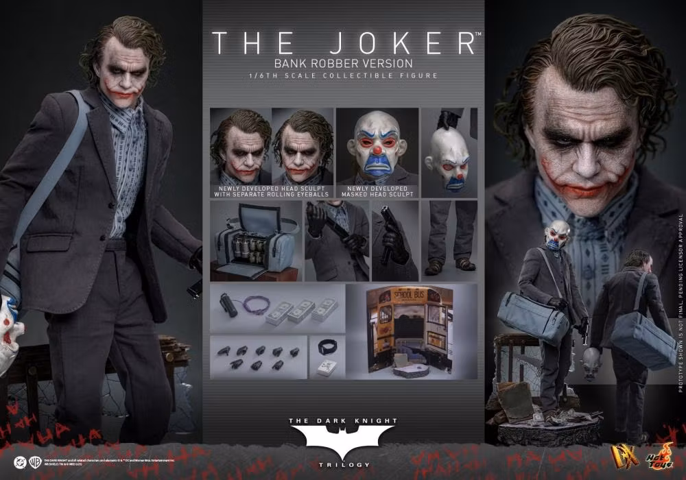 The Dark Knight DX50 The Joker (Bank Robber Ver.) 1/6th Scale Collectible Figure