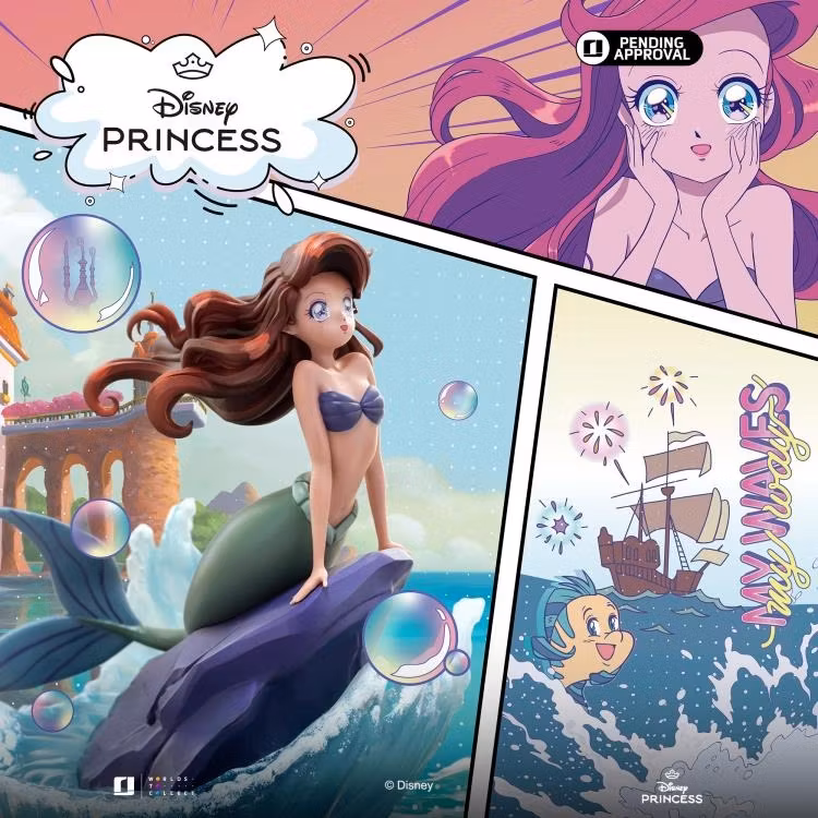 The Little Mermaid Anime Princess Ariel Figure