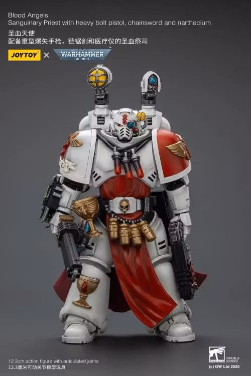 Warhammer 40K Blood Angels Sanguinary Priest 1/18 Scale Action Figure