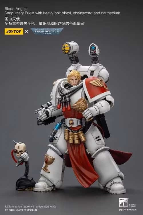 Warhammer 40K Blood Angels Sanguinary Priest 1/18 Scale Action Figure