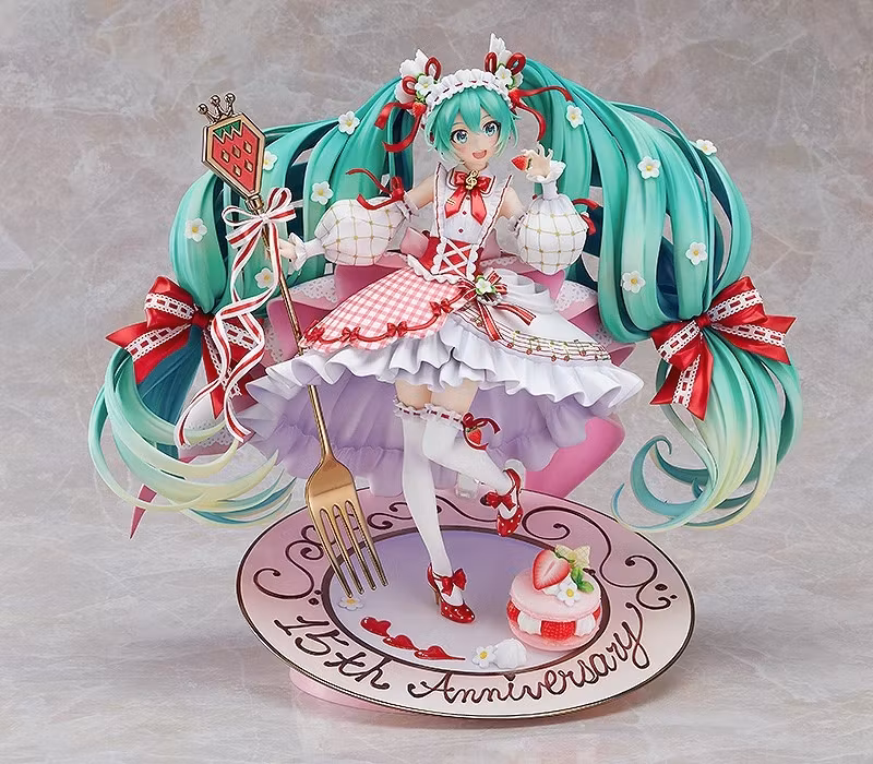 Vocaloid Hatsune Miku Strawberry Motif (15th Anniversary Ver.) 1/7 Scale Figure (Rerelease)