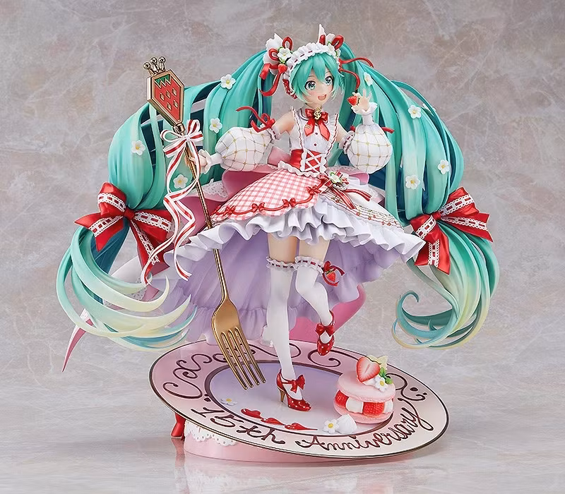 Vocaloid Hatsune Miku Strawberry Motif (15th Anniversary Ver.) 1/7 Scale Figure (Rerelease)