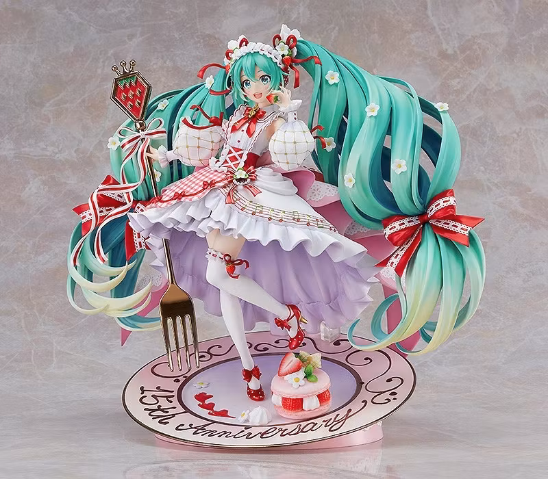 Vocaloid Hatsune Miku Strawberry Motif (15th Anniversary Ver.) 1/7 Scale Figure (Rerelease)