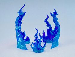 The Simple Effect Flames (Blue) Effect Parts Set
