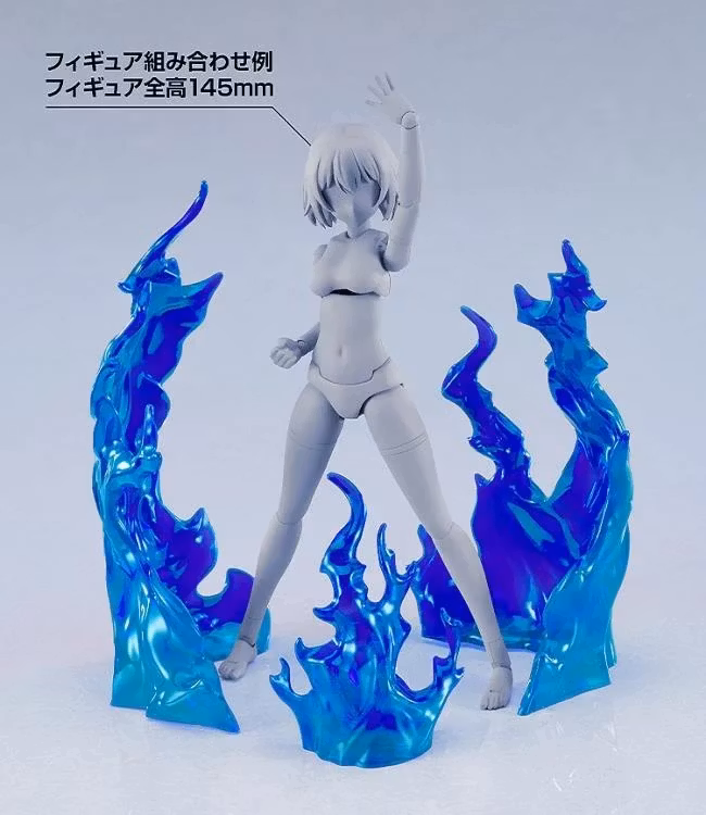 The Simple Effect Flames (Blue) Effect Parts Set