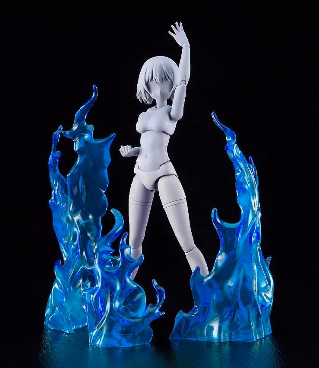 The Simple Effect Flames (Blue) Effect Parts Set
