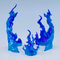 The Simple Effect Flames (Blue) Effect Parts Set