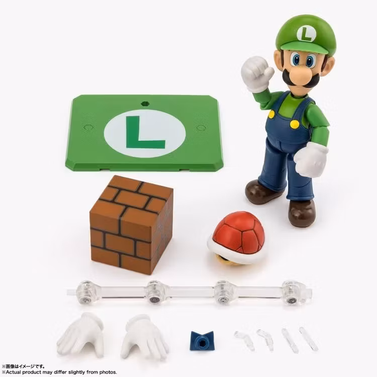Super Mario S.H.Figuarts Luigi Action Figure