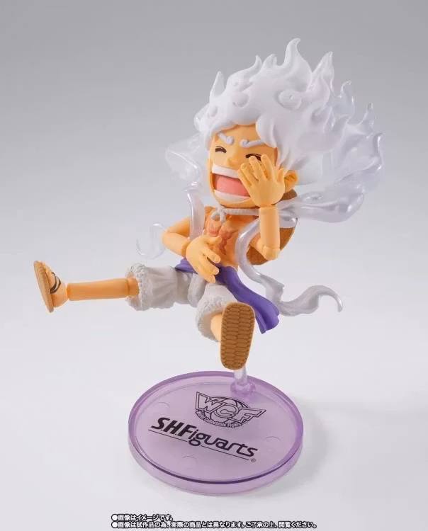 One Piece S.H.Figuarts x World Collectable Figure Monkey D. Luffy (Gear 5 Ver.) Exclusive Action Figure