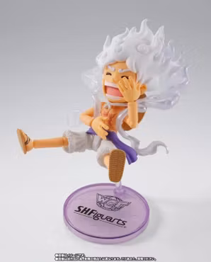 One Piece S.H.Figuarts x World Collectable Figure Monkey D. Luffy (Gear 5 Ver.) Exclusive Action Figure