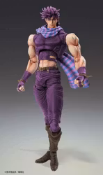 JoJo's Bizarre Adventure: Battle Tendency Super Action Statue Joseph Joestar Third Action Figure