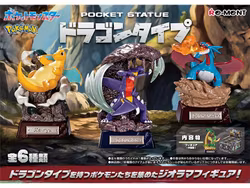 Pokemon Pocket Statue Dragon Type Boxed Set of 6 Capsules