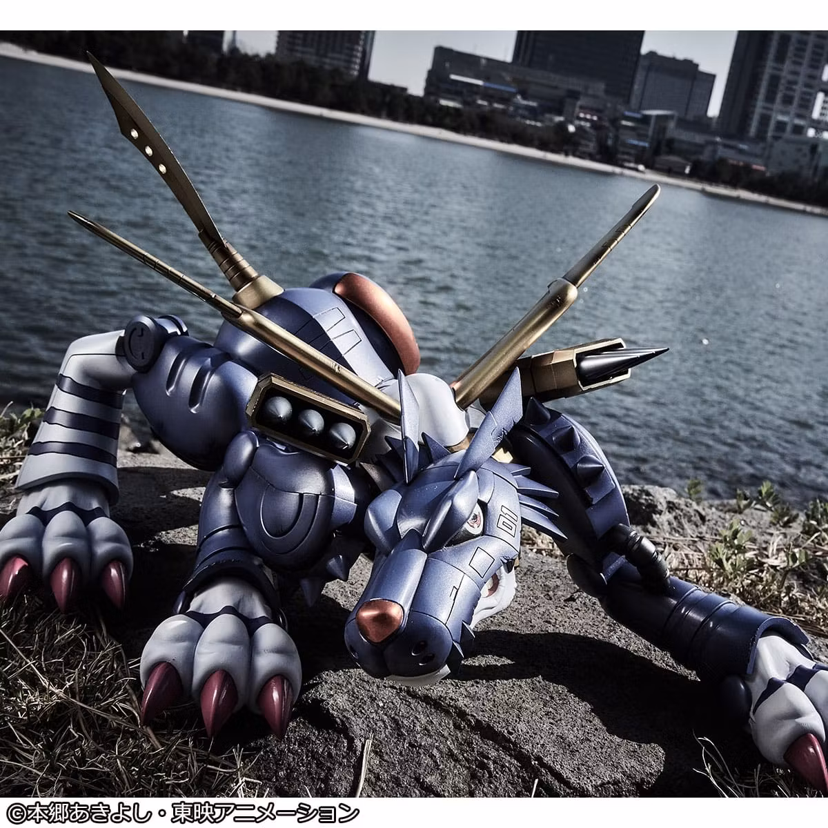 Digimon Adventure Precious G.E.M. Series Metal Garurumon & Ishida Yamato