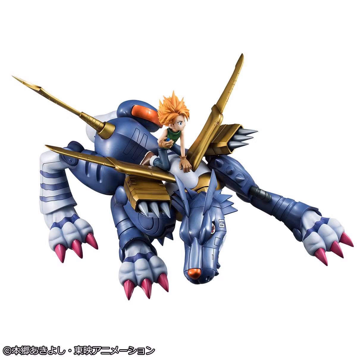 Digimon Adventure Precious G.E.M. Series Metal Garurumon & Ishida Yamato
