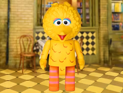 Sesame Street Syaking-Bang!! Big Bird Vinyl Piggy Bank