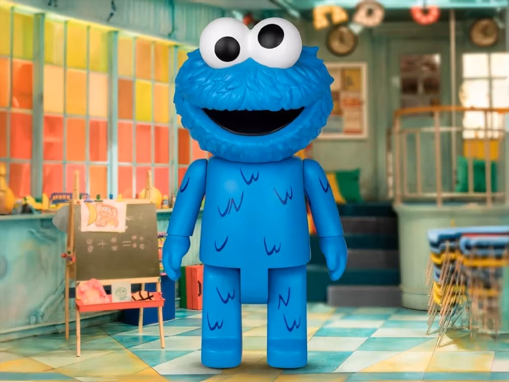 Sesame Street Syaking-Bang!! Cookie Monster Vinyl Piggy Bank