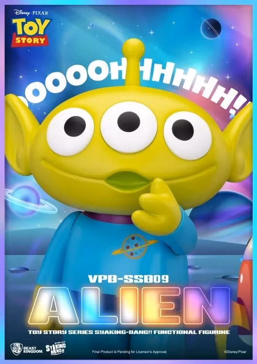 Toy Story Syaking-Bang!! Alien Vinyl Piggy Bank