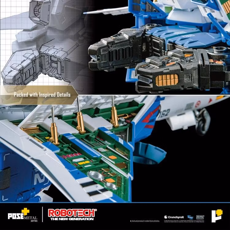 Robotech: The New Generation Pose+ Metal Series VAF-6C Combat Alpha Fighter 1/28 Scale Action Figure