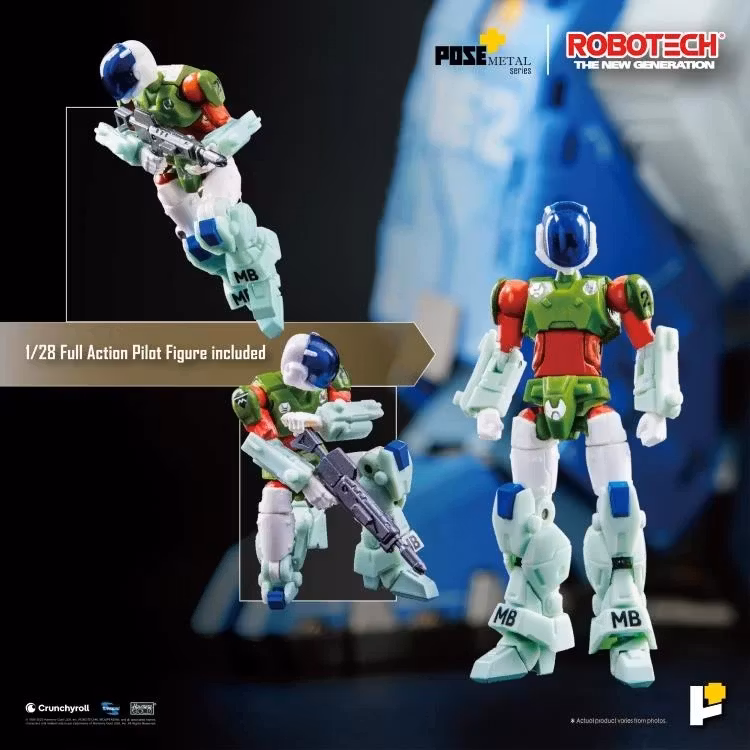 Robotech: The New Generation Pose+ Metal Series VAF-6C Combat Alpha Fighter 1/28 Scale Action Figure