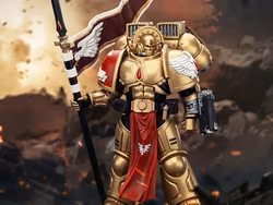 Warhammer 40K Blood Angels Sanguinary Guard 3 with Angelus Boltgun and Encarmine Spear 1/18 Scale Action Figure