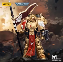 Warhammer 40K Blood Angels Sanguinary Guard 3 with Angelus Boltgun and Encarmine Spear 1/18 Scale Action Figure