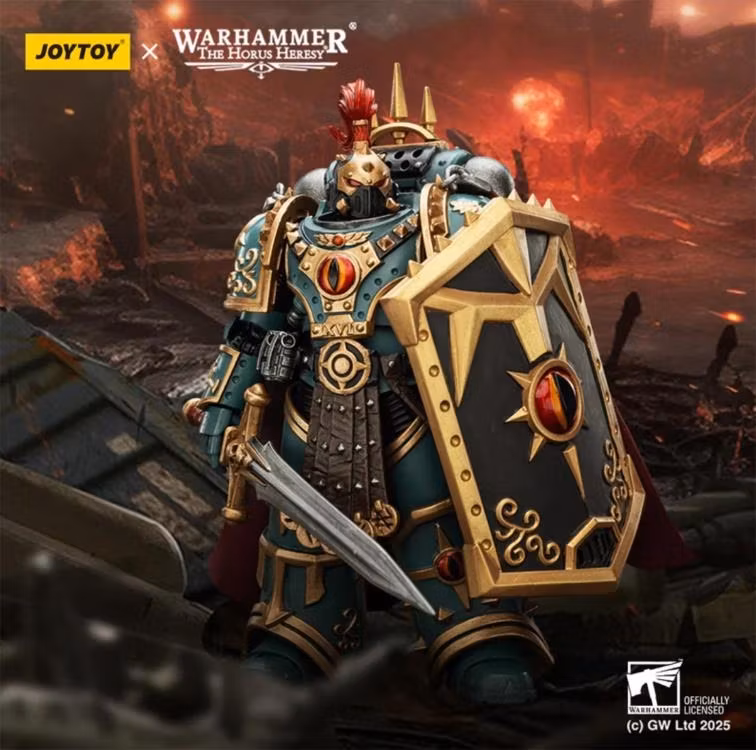 Warhammer: The Horus Heresy Sons of Horus 'Little’ Horus Aximand, Captain of the 5th Company 1/18 Scale Action Figure