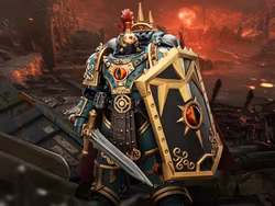 Warhammer: The Horus Heresy Sons of Horus 'Little’ Horus Aximand, Captain of the 5th Company 1/18 Scale Action Figure