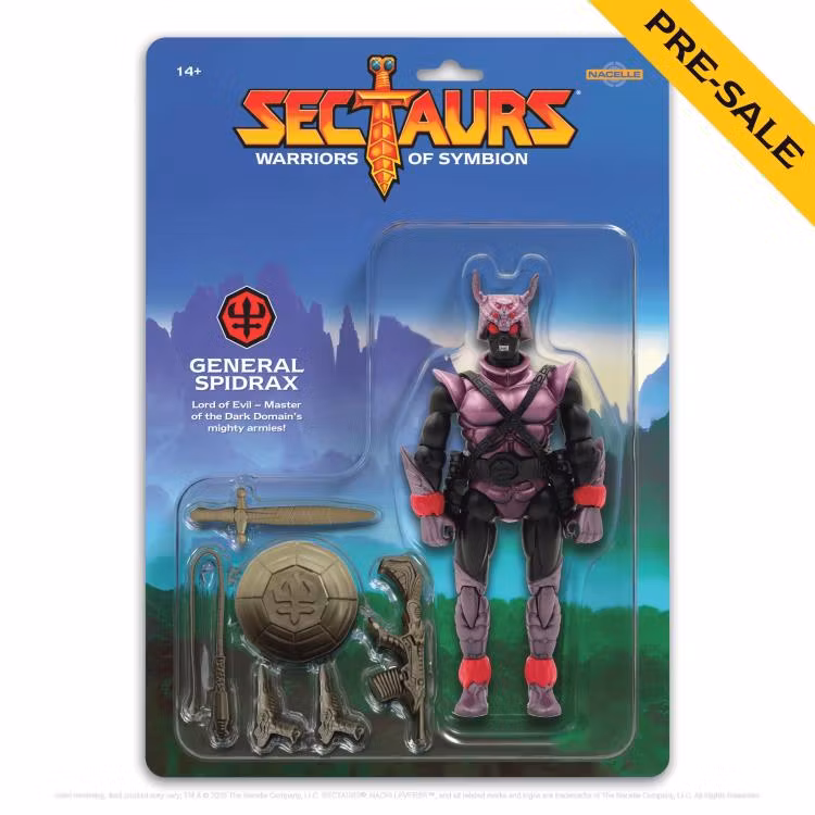 Sectaurs: Warriors of Symbion General Spidrax Action Figure