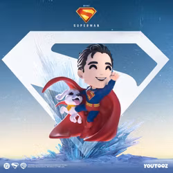 Superman (2025) Superman and Krypto Vinyl Figure