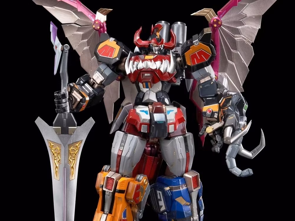 Mighty Morphin Power Rangers Go! Kara Kuri Combine Dino Megazord Action Figure (Rerelease)