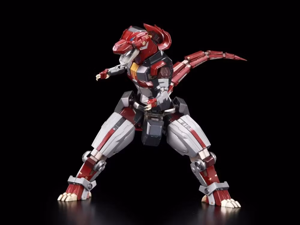 Mighty Morphin Power Rangers Go! Kara Kuri Combine Dino Megazord Action Figure (Rerelease)